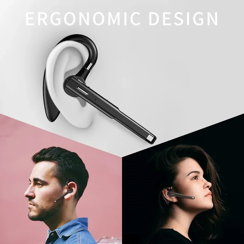 Wireless Bluetooth Headphones With Built-In Microphone