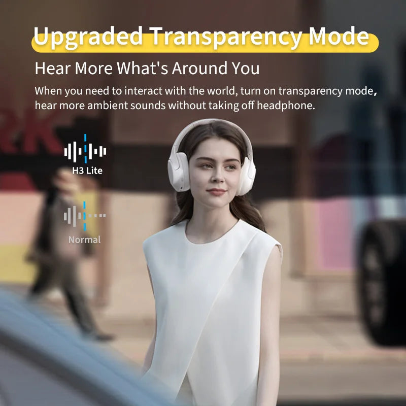 ANC Wireless Over-Ear Headphones – Foldable, Long Playtime